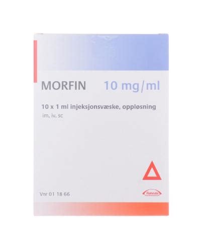 Morfin meda 10 mg verkningstid